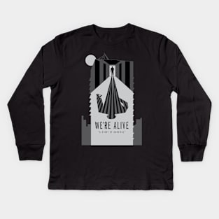 We're Alive: A Story of Survival alternate art Kids Long Sleeve T-Shirt